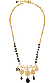 Dolce & Gabbana - Gold Logo & Charms Necklace