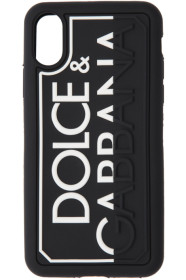 Dolce & Gabbana - Black Logo iPhone X Case