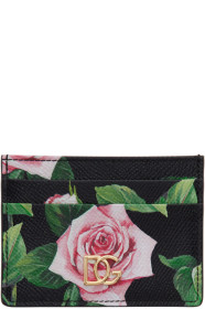 Dolce & Gabbana - Porte-cartes noir Rose