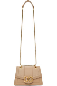 Dolce & Gabbana - Beige Small DG Amore Bag