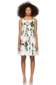 Dolce & Gabbana - Robe multicolore Tropical Rose Print