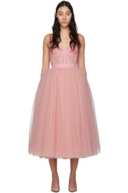 Dolce & Gabbana - Pink Tulle Bustier Dress