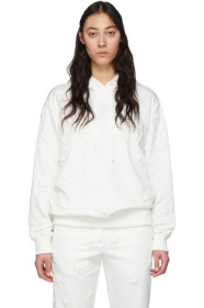 Dolce & Gabbana - White Stars Logo Hoodie