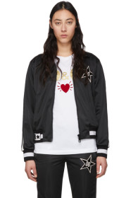 Dolce & Gabbana - Black Side Star Zip Up Jacket