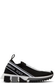 Dolce & Gabbana - Black Sorrento Slip-On Sneakers