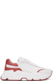 Dolce & Gabbana - Baskets blanches et roses Daymaster