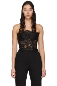 Dolce & Gabbana - Black Lace Short Galloon Bustier