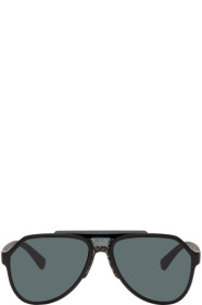 Dolce & Gabbana - Black Matte Aviator Sunglasses