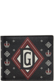 Dolce & Gabbana - Black Bandana 6 Bifold Wallet