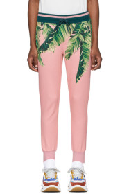 Dolce & Gabbana - Pantalon de survêtement rose Floral