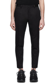 Dolce & Gabbana - Black Gabardine DNA Trousers