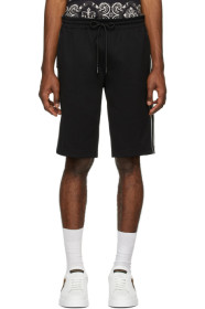 Dolce & Gabbana - Black Cavallerry Bermuda Shorts