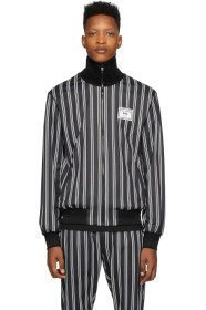 Dolce & Gabbana - Black Striped Zip Up Jacket