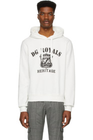 Dolce & Gabbana - White 'DG Royals' Hoodie
