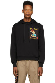 Dolce & Gabbana - Black Pin-Up Hoodie