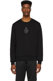 Dolce & Gabbana - Black Logo Patch Sweatshirt