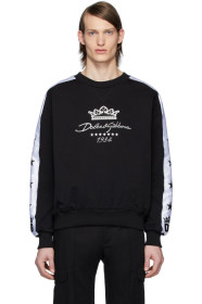 Dolce & Gabbana - Black Millennials Star Sweatshirt