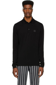 Dolce & Gabbana - Black Long Sleeve Polo