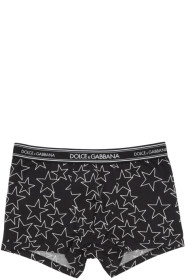 Dolce & Gabbana - Black Millennial Star Regular Boxers