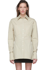 Kwaidan Editions - Beige Waisted Shirt