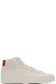 424 - adidas Edition オフホワイト Pro Model 80's ハイトップ スニーカー