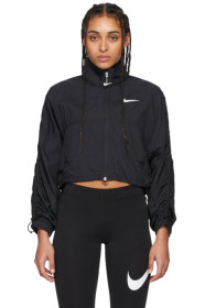 Nike - Black Ripstop Cropped Jacket