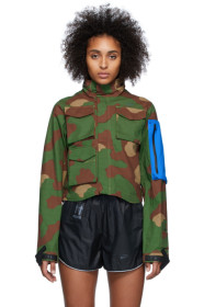 Nike - Green Off-White Edition Camo NRG 27 AOP Jacket