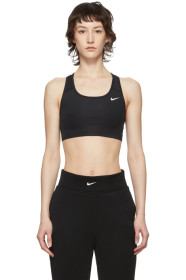Nike - ブラック ミニ スウッシュ スポーツ ブラ