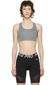 Nike - Grey Mini Swoosh Sport Bra