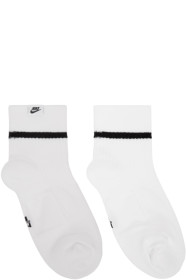 Nike - Two-Pack White Everyday Essential Ankle Socks