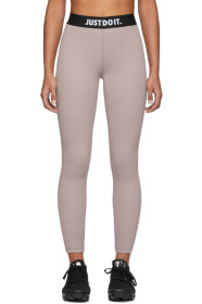 Nike - Beige Rib Leggings