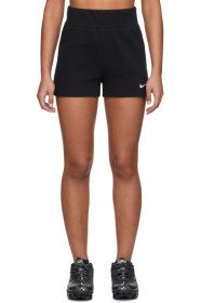 Nike - Black Ribbed Bike Shorts
