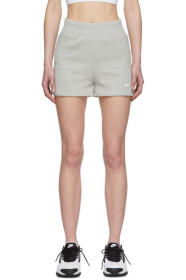 Nike - Grey Ribbed Shorts