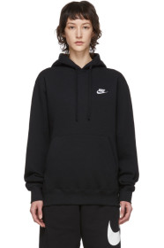 Nike - 黑色 Sportswear Club 连帽衫