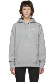 Nike - 灰色 Sportswear Club 连帽衫