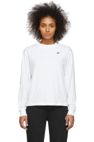 Nike - ホワイト NSW エッセンシャル ロング スリーブ T シャツ