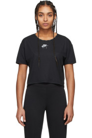 Nike - ブラック エア クロップ T シャツ