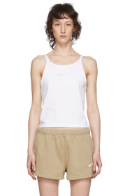 Nike - White Logo Tank Top