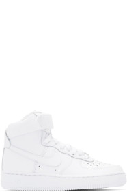 Nike - Baskets blanches Air Force 1 High