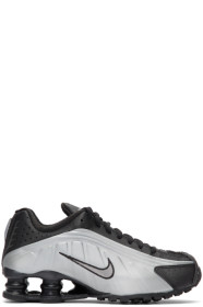Nike - Baskets noires et argentées Shox R4