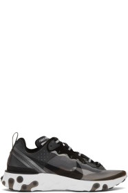 Nike - Baskets noires React Element 87