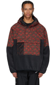 Nike - Black & Red Fleece ACG Anorak Jacket