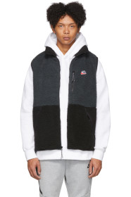 Nike - 黑色 Sherpa Fleece 马甲