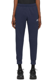 Nike - Pantalon de survêtement bleu marine Club Jogger