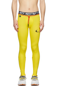 Nike - Yellow Off-White Edition NRG RU Pro Sport Leggings