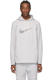 Nike - Grey & Pink Marled Hoodie