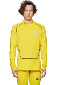 Nike - Yellow Off-White Edition NRG RU Pro Long Sleeve T-Shirt