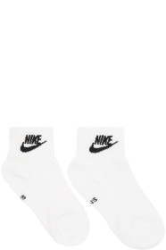 Nike - Three-Pack White Everyday Essential Ankle Socks
