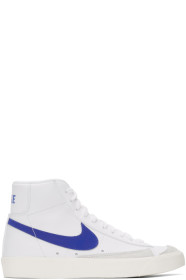Nike - White & Blue Blazer Mid '77 Vintage Sneakers