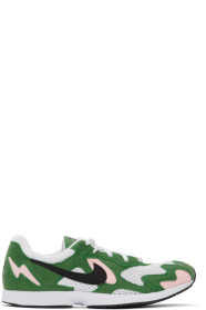 Nike - Green & White Air Streak Lite Sneakers